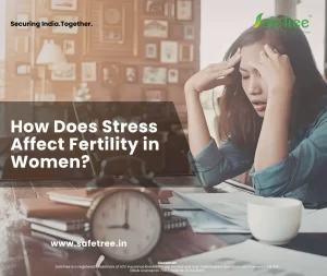 how stress affect fertility in women