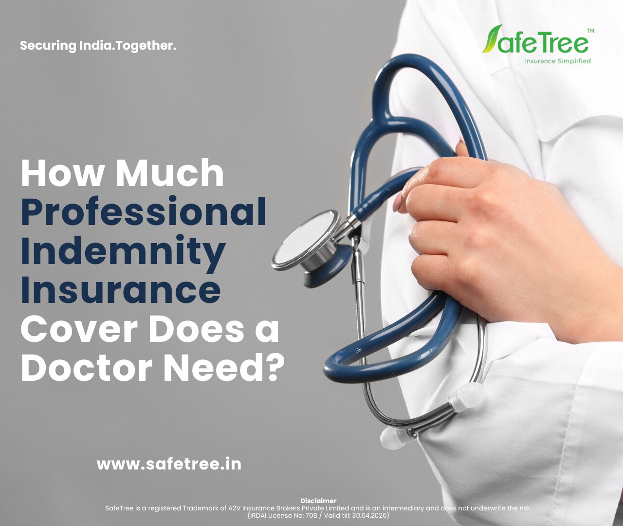 how much pi cover needed for a doctor